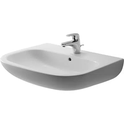 D-Code Washbasin White High Gloss 650 mm - 231065图像