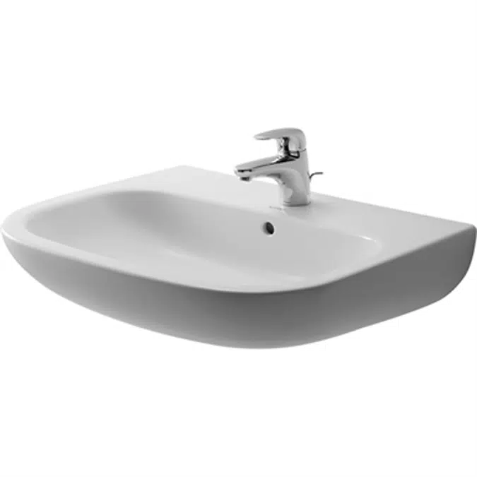 D-Code Washbasin White High Gloss 650 mm - 231065