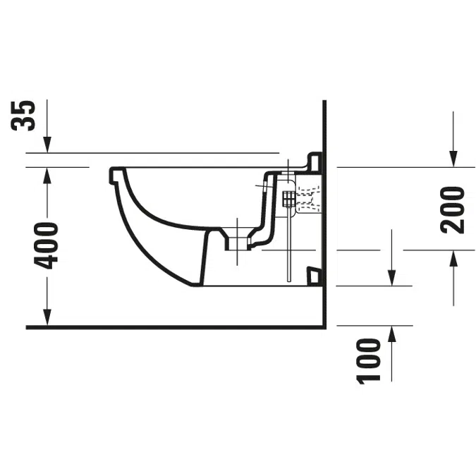 Starck 3 Wand Bidet 228015