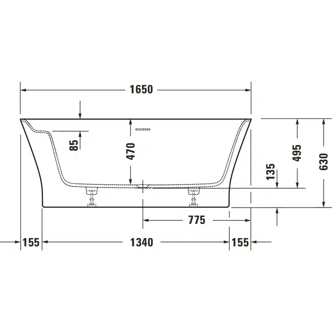 Duravit Cape Cod Badewanne 700459