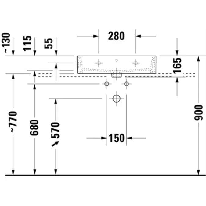 Vero Air sink 235060