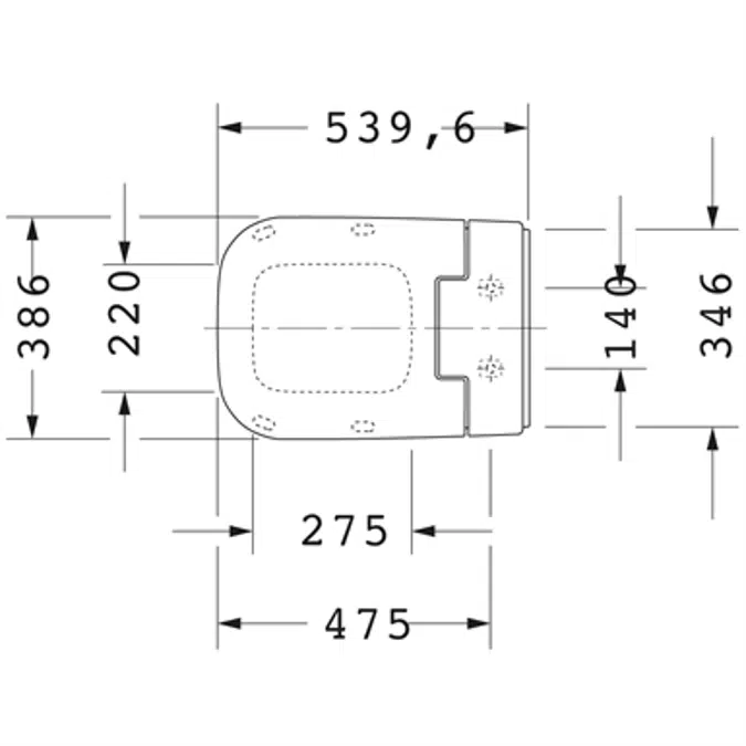 Slim SensoWash Slim shower toilet seat 611400