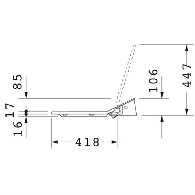 Slim SensoWash Slim shower toilet seat 611400