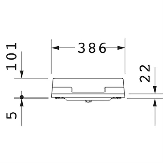 Slim SensoWash Slim shower toilet seat 611400