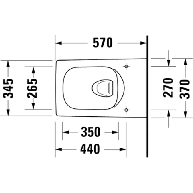 Viu wall-mounted toilet 251109