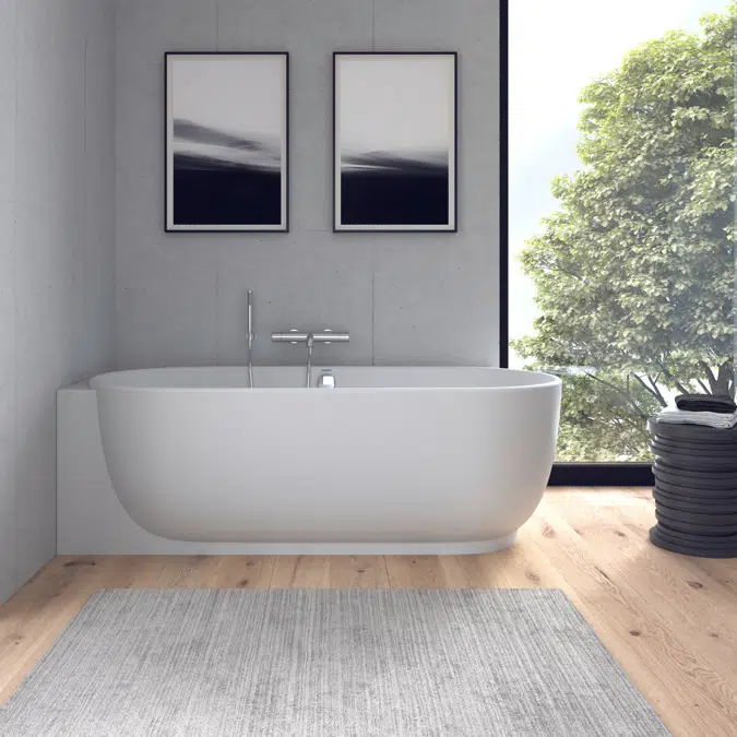 Luv Bathtub White Matt 1850x950 mm - 700431