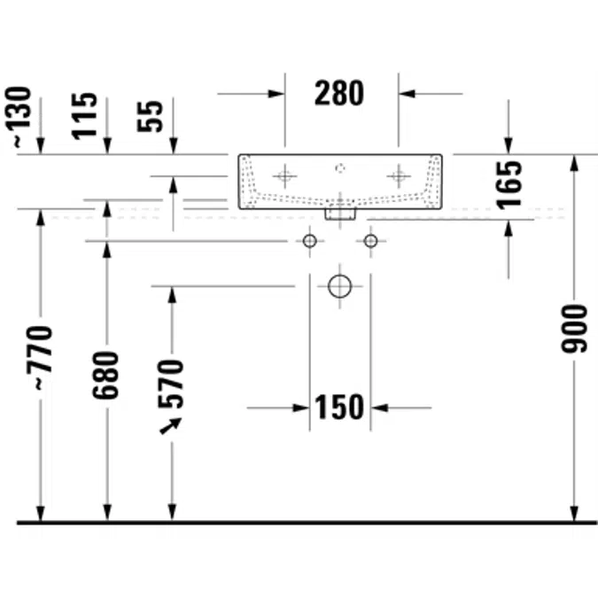 Vero Air sink 235050