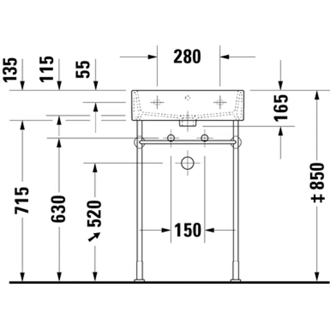 Vero Air sink 235050