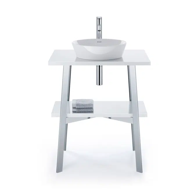 BIM objects - Free download! Cape Cod Washbowl White High Gloss, 400 mm ...
