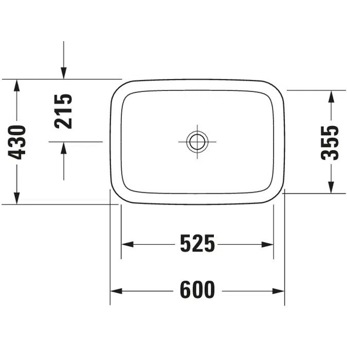 DuraStyle Vanity basin 037260