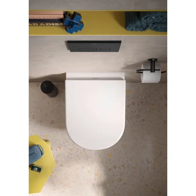 D-Code Wall-mounted toilet Compact White High Gloss 480 mm - 251509