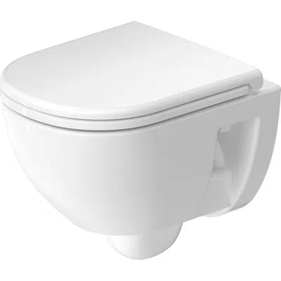 Image for D-Code Wall-mounted toilet Compact White High Gloss 480 mm - 251509