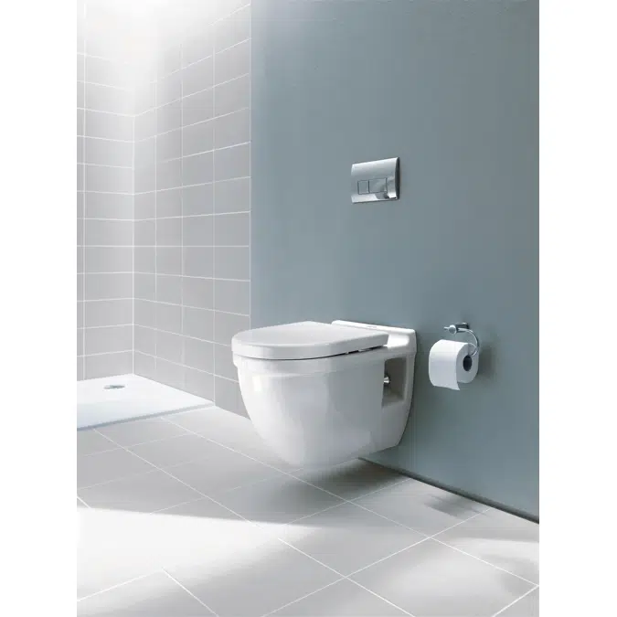 Starck 3 Toilet seat White  416x371x46 mm - 006241