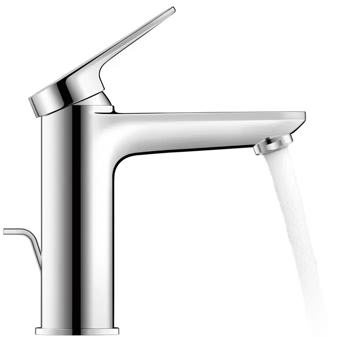 Wave Single lever basin mixer M Chrome High Gloss - WA1020001