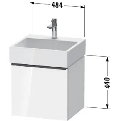 Image pour DE4270 D-Neo Vanity unit wall-mounted