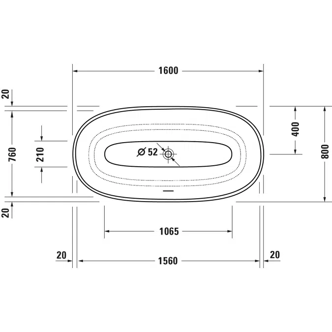 700468 White Tulip Bathtub