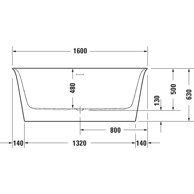 700468 White Tulip Bathtub