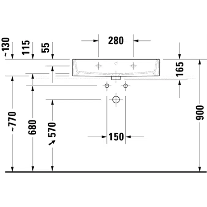 Vero Air sink 235070