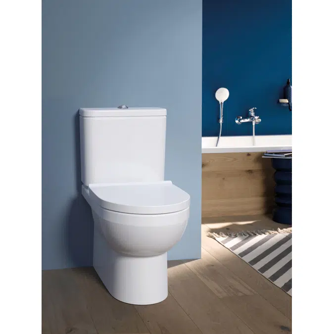 Duravit No.1 Inodoro de pie para tanque bajo Blanco Brillante 650 mm - 218209