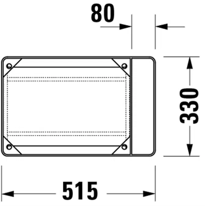 DuraSquare Metal console 003110