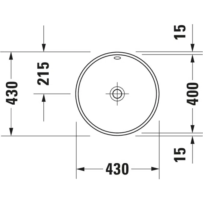 Architec Einbauwaschtisch 046840