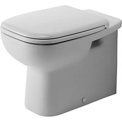 D-Code Floorstanding toilet White High Gloss 560 mm - 211509图像