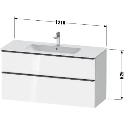 Image for DE4364 D-Neo Vanity unit wall-mounted