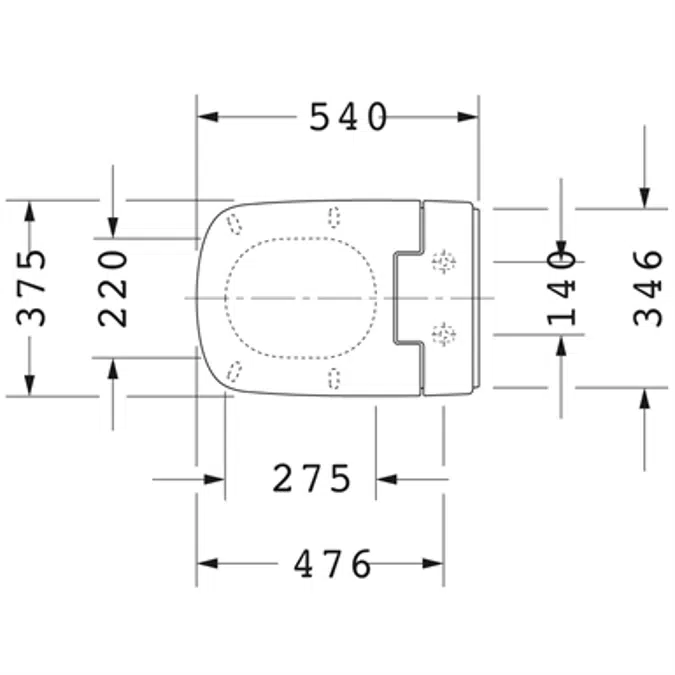 Slim SensoWash Slim shower toilet seat 611200