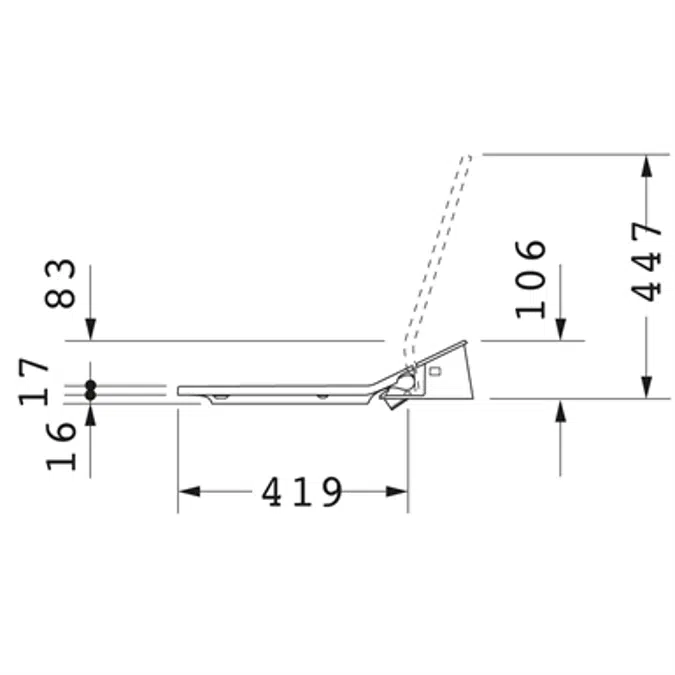 Slim SensoWash Slim shower toilet seat 611200