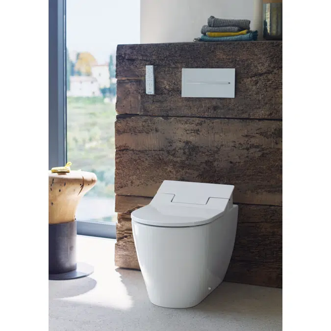 ME by Starck Toilet floorstanding for shower toilet seat White High Gloss 373x600x400 mm - 216959