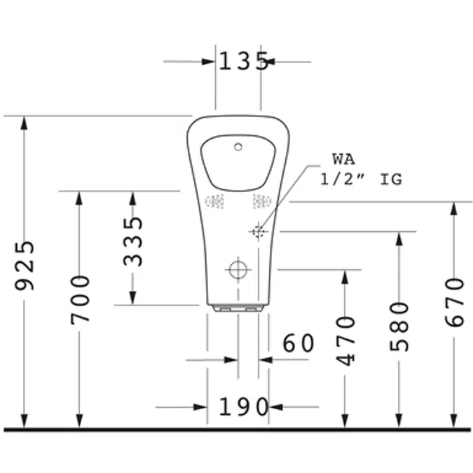 DuraStyle Urinal 280631