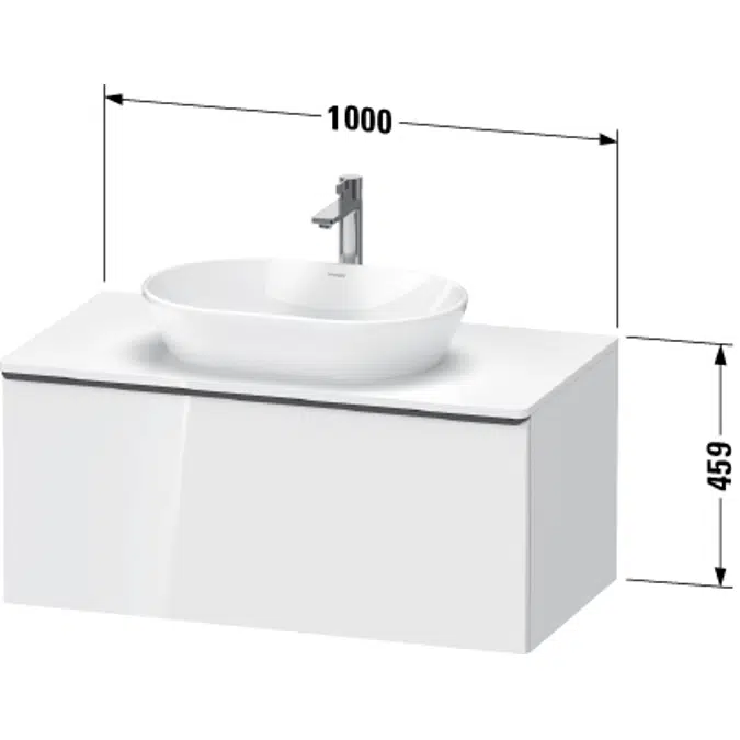 DE4948 D-Neo Vanity unit wall-mounted