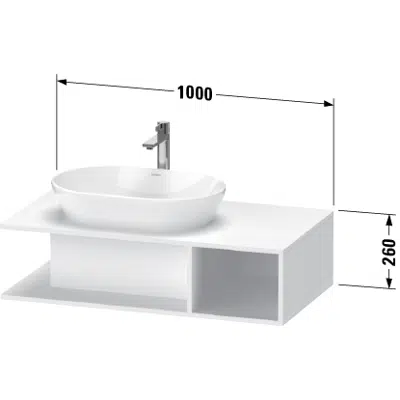 Image for DE4929 D-Neo Vanity unit wall-mounted