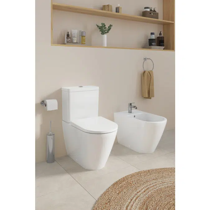 D-Neo Floorstanding toilet for combination White High Gloss 650 mm - 200209