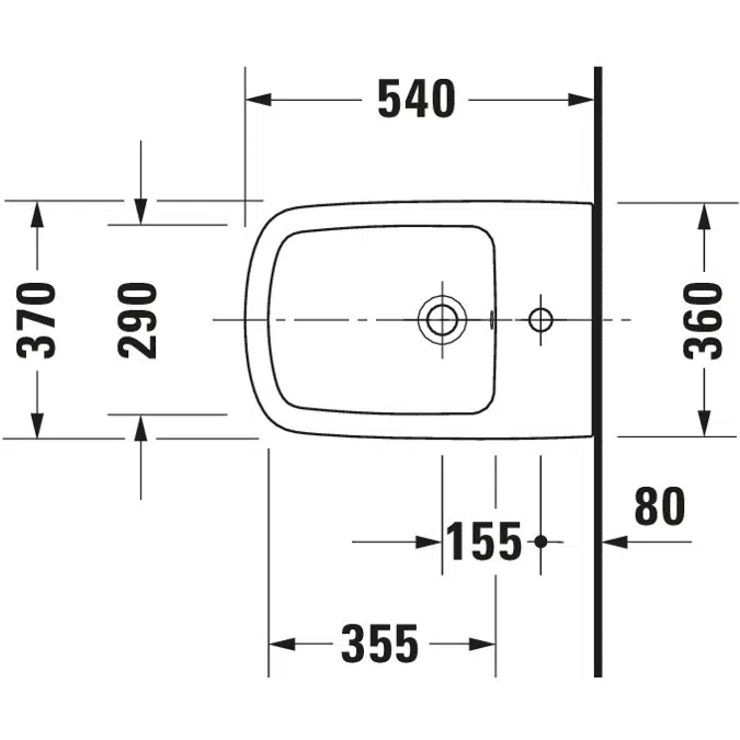 DuraStyle Wand Bidet 228215