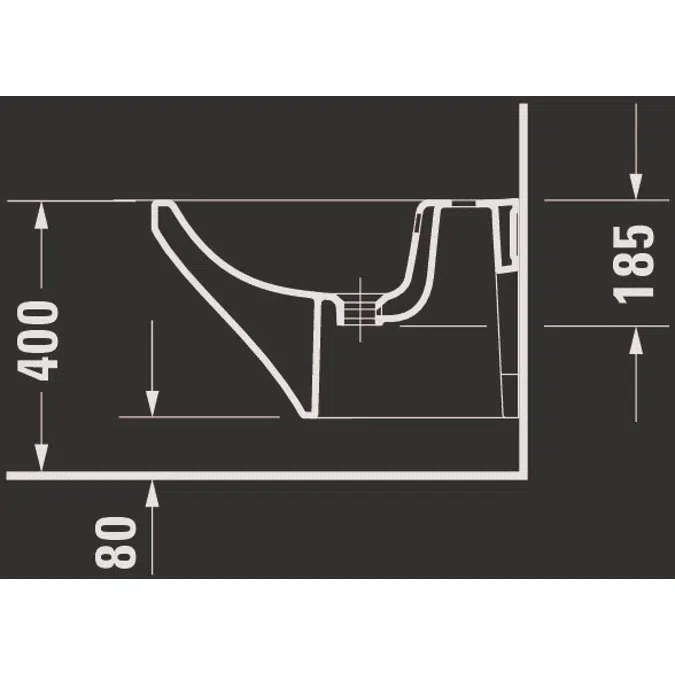 DuraStyle Wand Bidet 228215