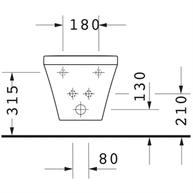 Duravit DuraStyle Bidé suspendido - 228715