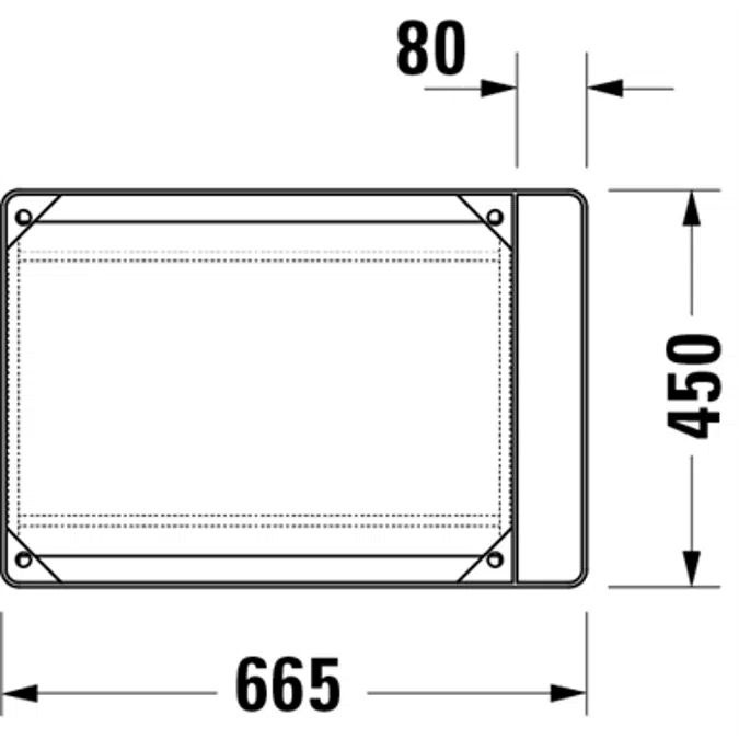 DuraSquare Metal console 003102