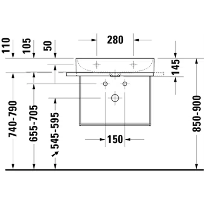 DuraSquare Metal console 003102