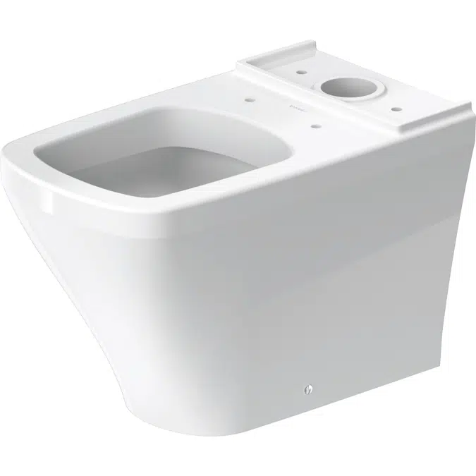 DuraStyle Toilet close-coupled White High Gloss 630 mm - 215509