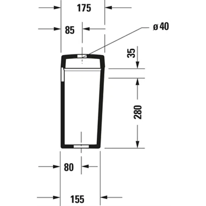 D-Code Cistern White - 094010