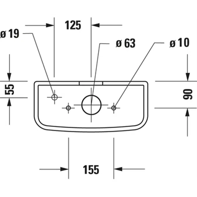 D-Code Cistern White - 094010
