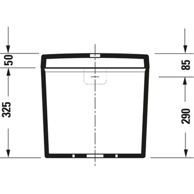 D-Code Cistern White - 094010