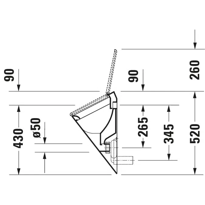 Starck 1 Urinal 083532
