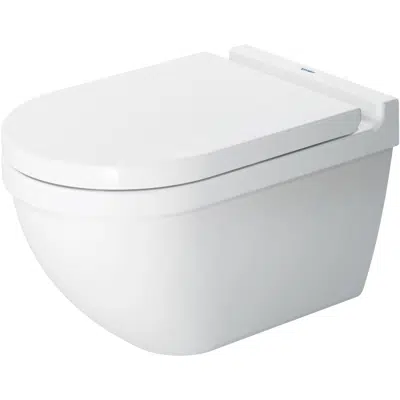 kuva kohteelle Starck 3 Wall-mounted toilet White High Gloss 540 mm - 222509