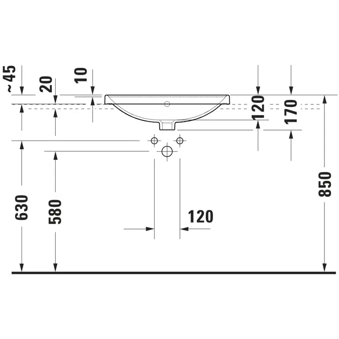 035760 D-Neo Undermount sink