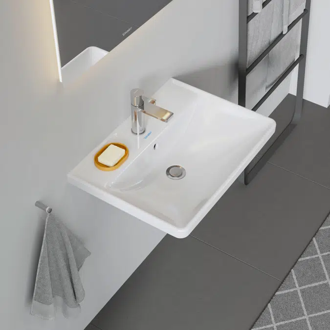 D-Neo Lavabo Blanco Brillante 600 mm - 236660