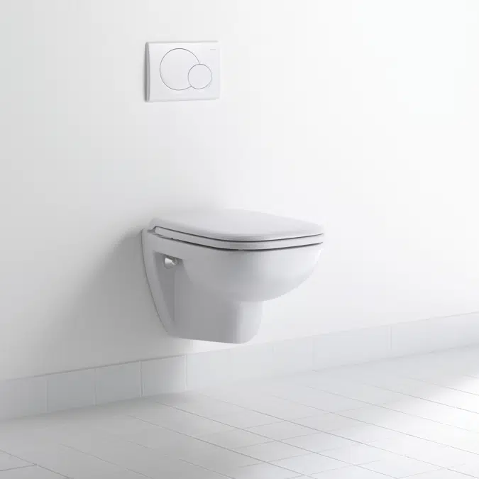 D-Code Toilet seat White 360x438x48 mm - 006791