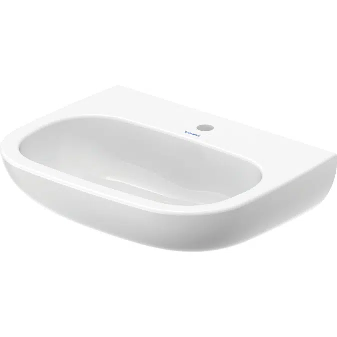 D-Code Washbasin Med White High Gloss 600 mm - 231160