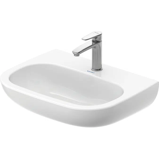 D-Code Washbasin Med White High Gloss 600 mm - 231160